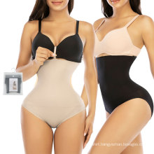 in stock seamless women plus size breathable slimming high waist butt lifter shaper panties